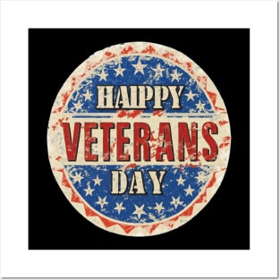 Happy Veterans Day Posters and Art